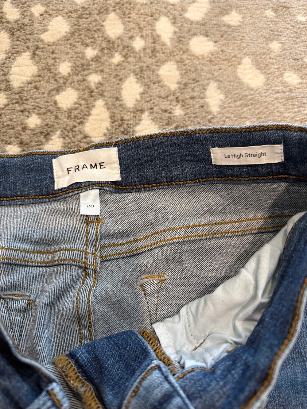 Frame Le High Straight size 28 - Picture 2 of 7